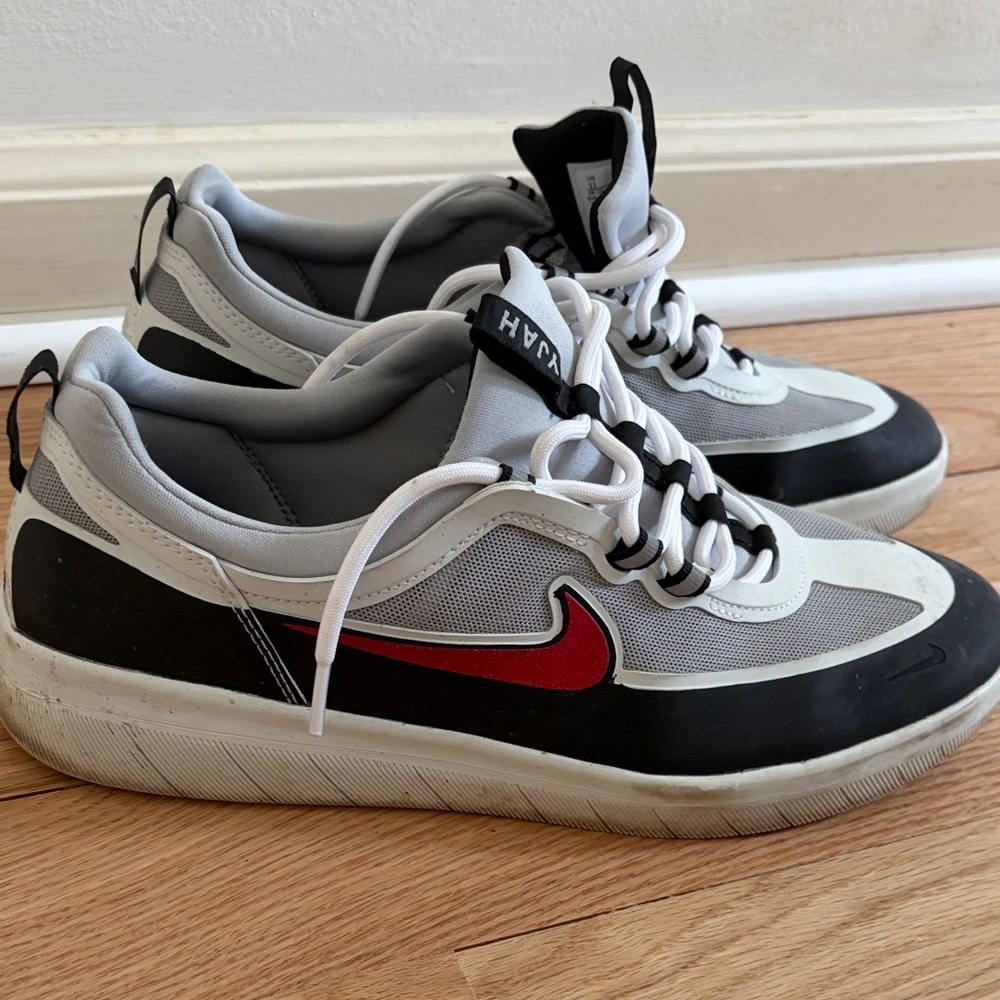 Nike Athletic Shoes - Red, Black, White